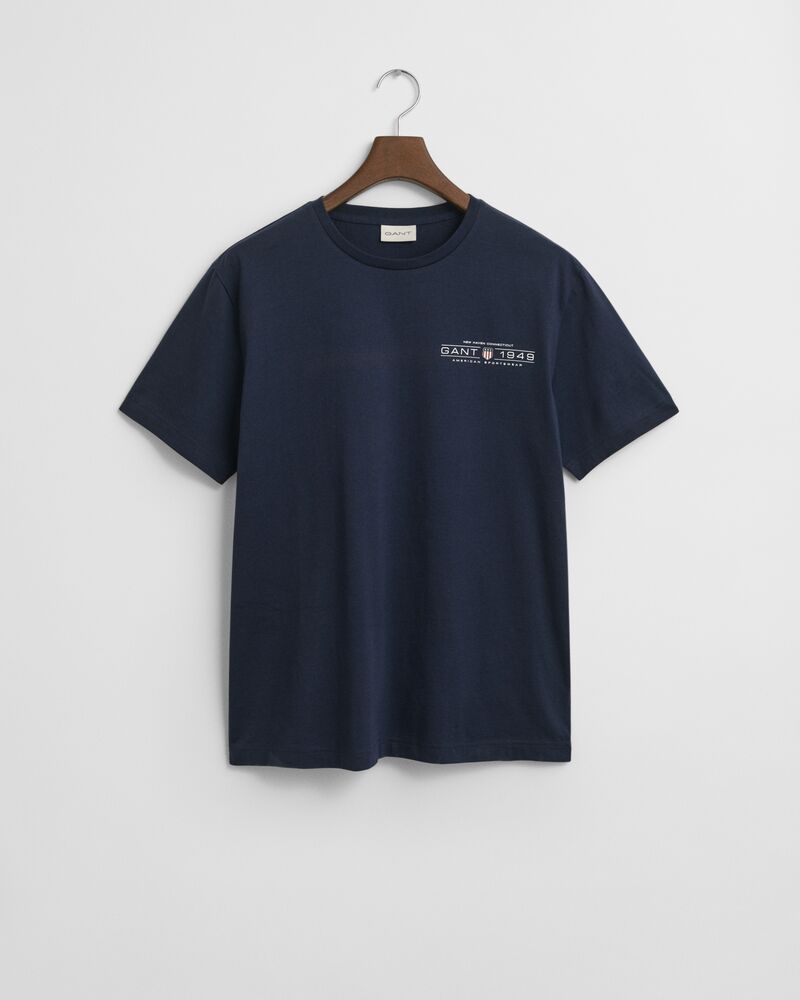 PRINTED GRAPHIC SS T-SHIRT Blue / S