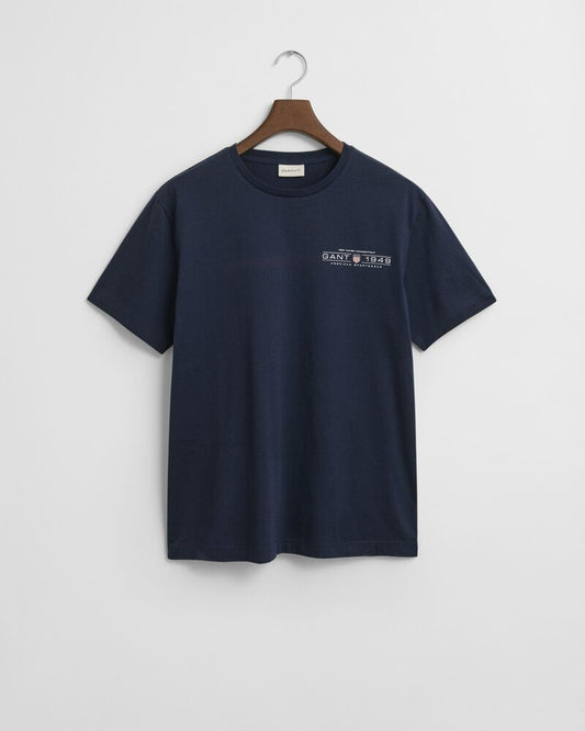 PRINTED GRAPHIC SS T-SHIRT Blue / S