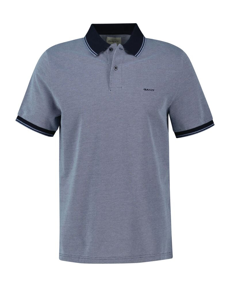 4-COL OXFORD SS PIQUE Blue / S