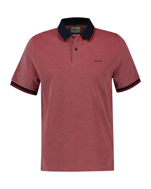 4-COL OXFORD SS PIQUE Red / S