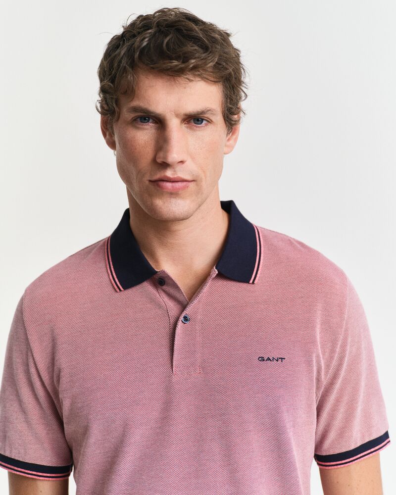 4-COL OXFORD SS PIQUE Red / S