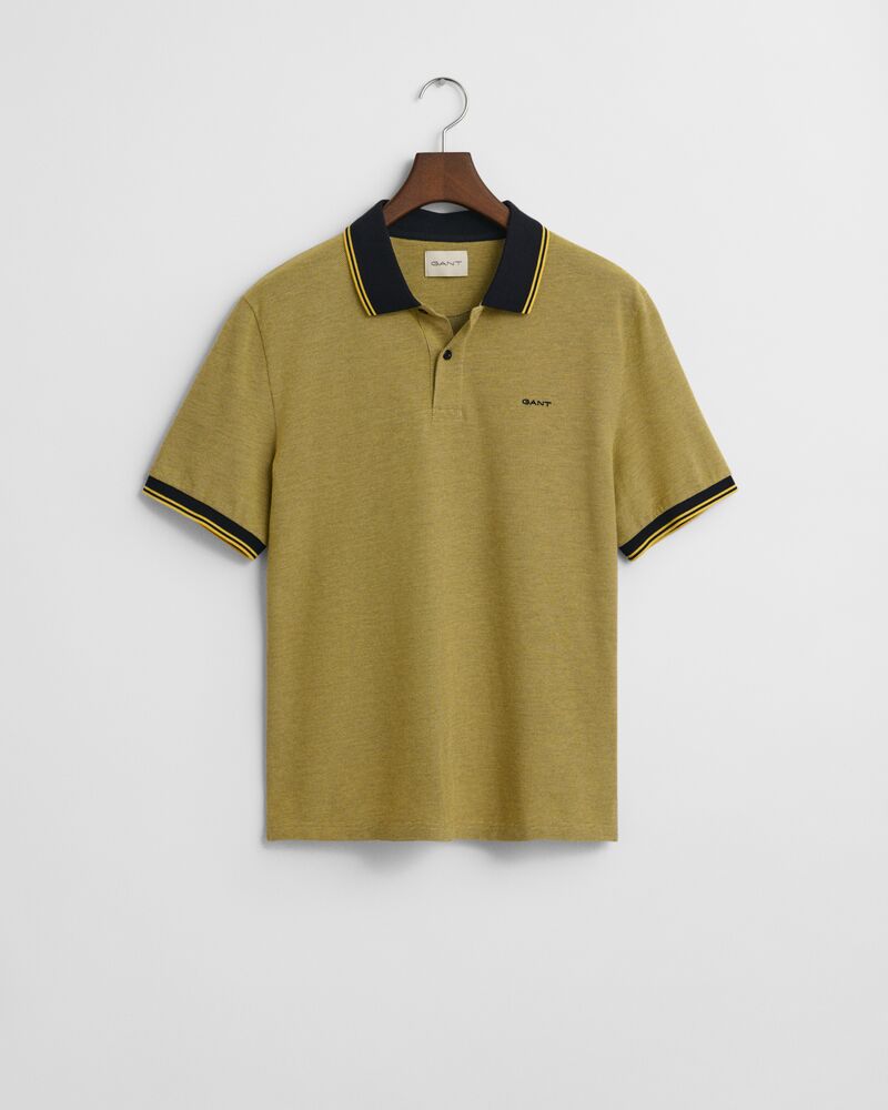 4-COL OXFORD SS PIQUE Yellow / S