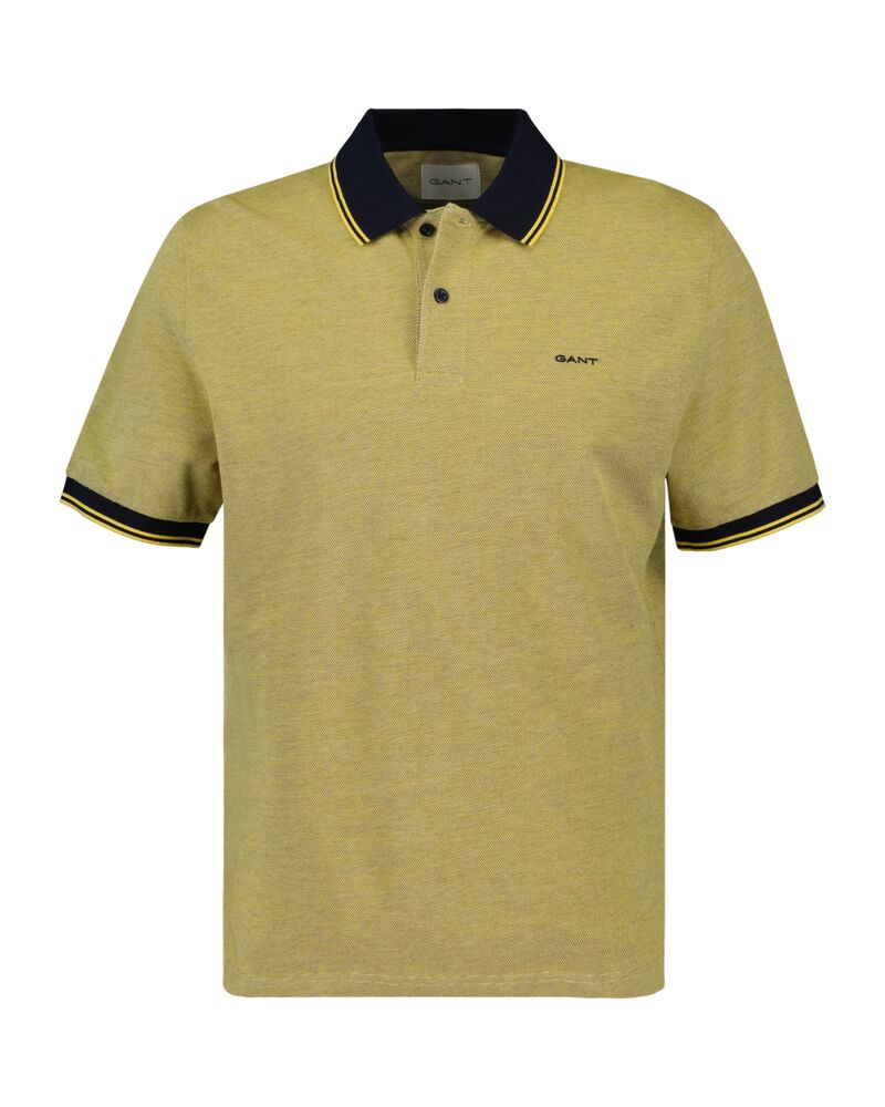 4-COL OXFORD SS PIQUE Yellow / S