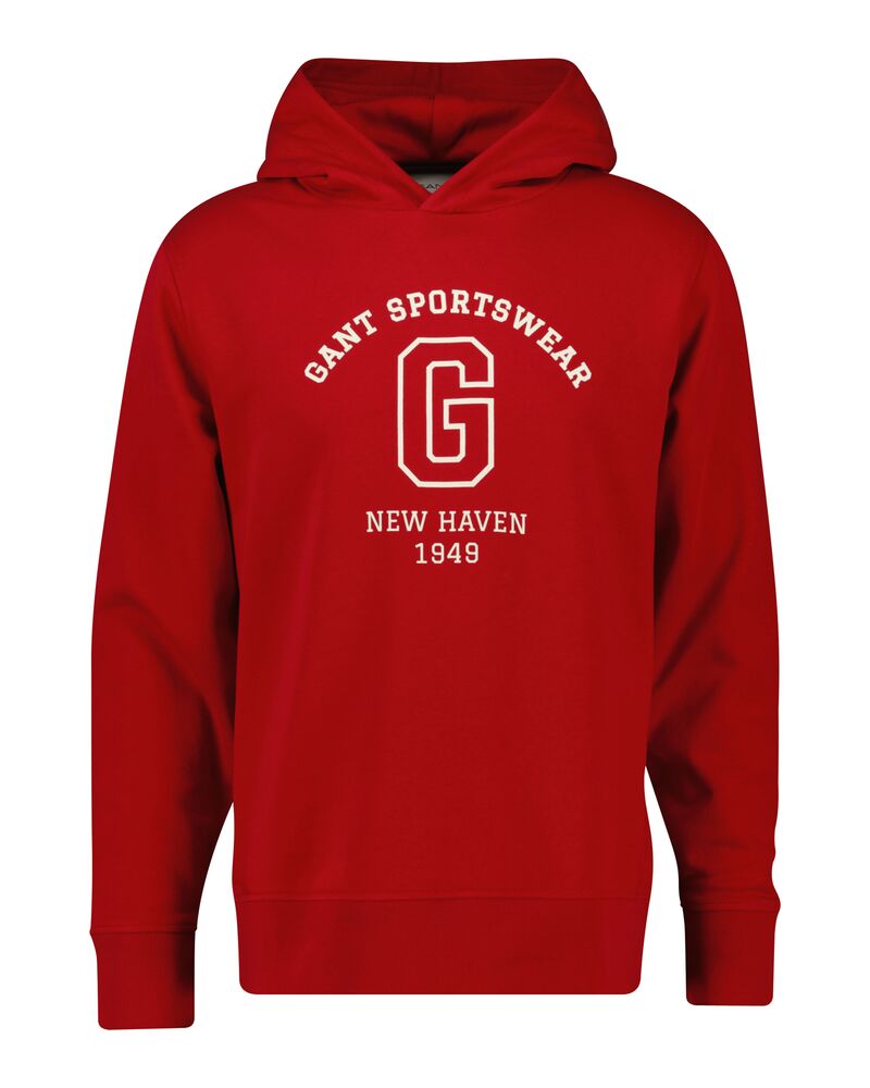 GRAPHIC SWEAT HOODIE Red / S