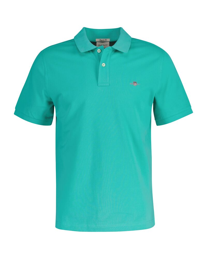 REG SHIELD SS PIQUE POLO Blue / S