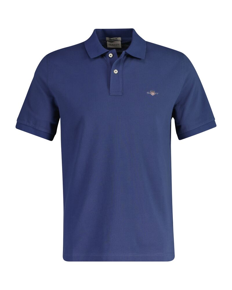 REG SHIELD SS PIQUE POLO Blue / S