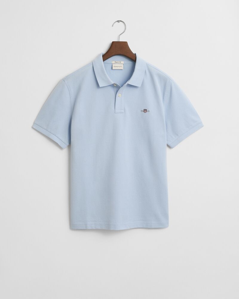 REG SHIELD SS PIQUE POLO Blue / S