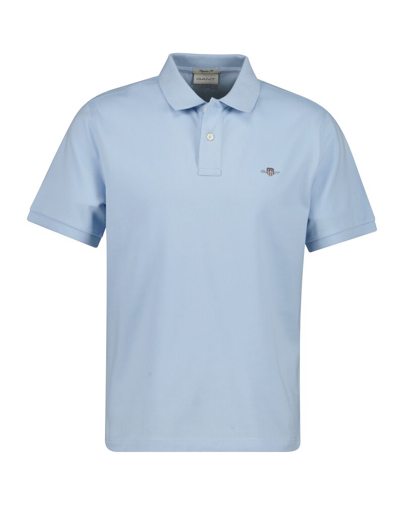 REG SHIELD SS PIQUE POLO Blue / S