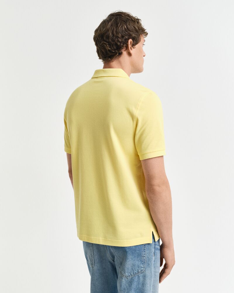 REG SHIELD SS PIQUE POLO Yellow / S