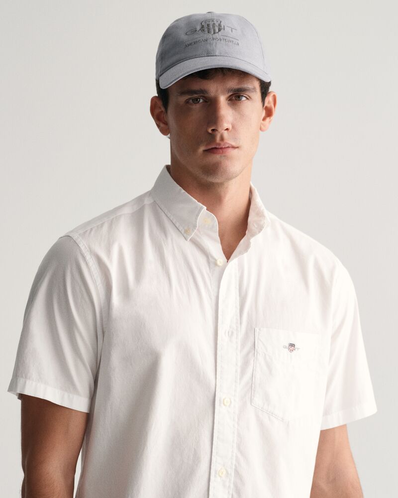 REG CLASSIC POPLIN SS SHIRT White / S