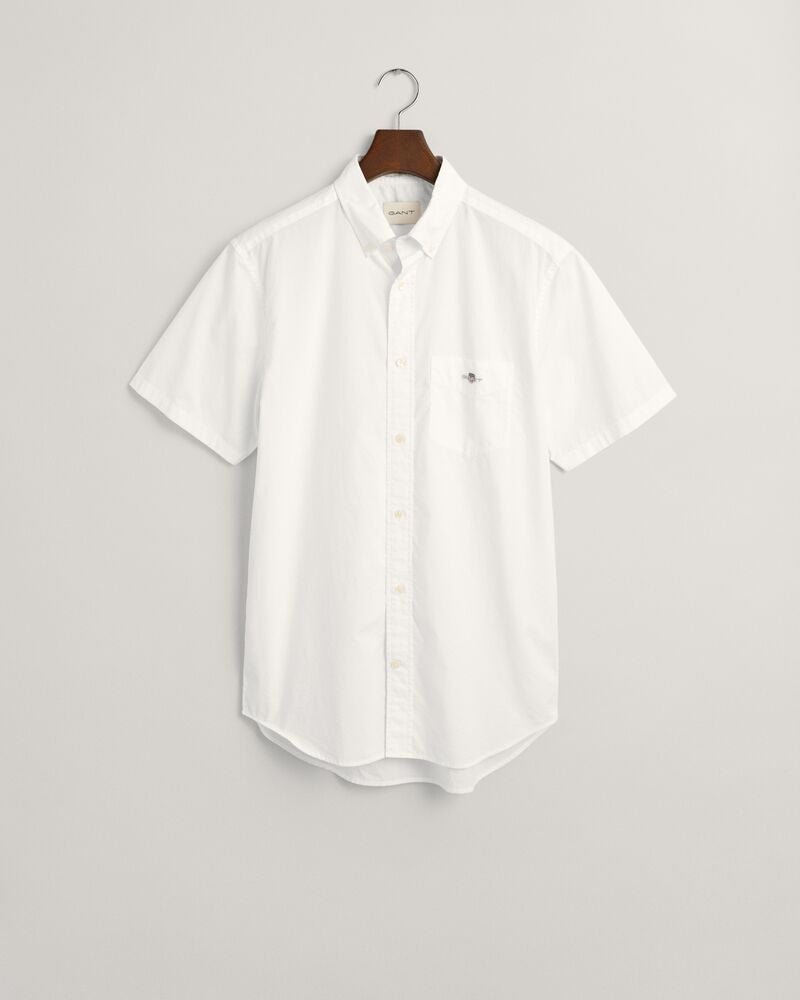 REG CLASSIC POPLIN SS SHIRT White / S