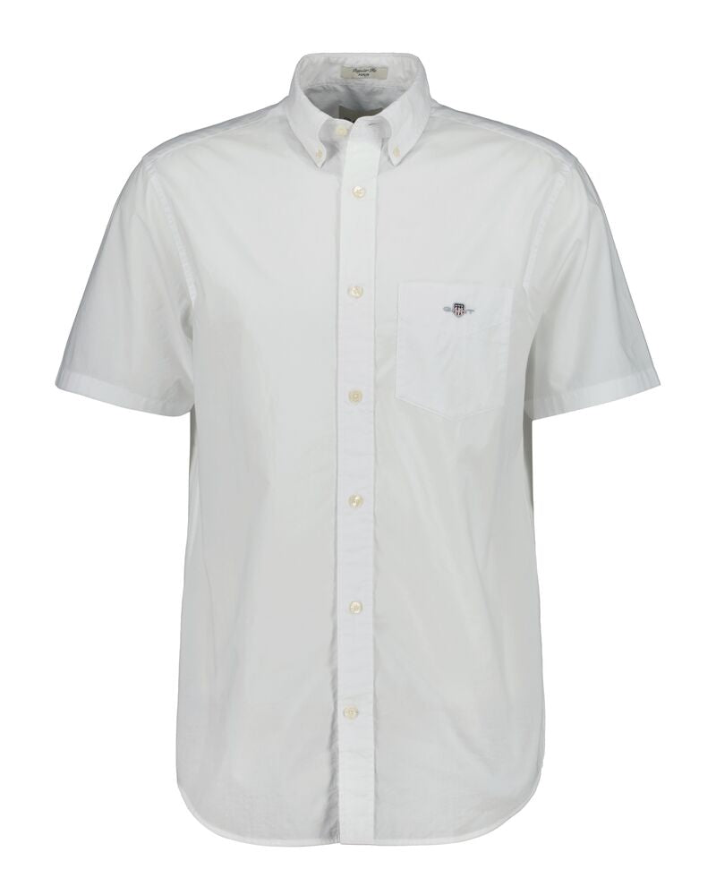 REG CLASSIC POPLIN SS SHIRT White / S