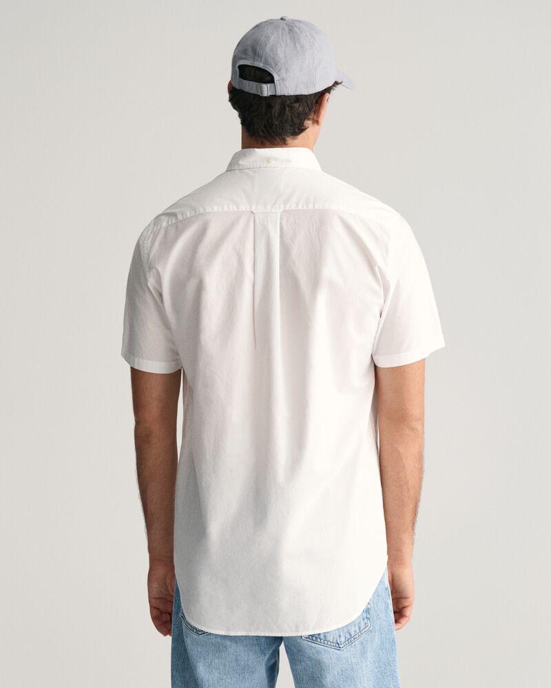 REG CLASSIC POPLIN SS SHIRT White / S