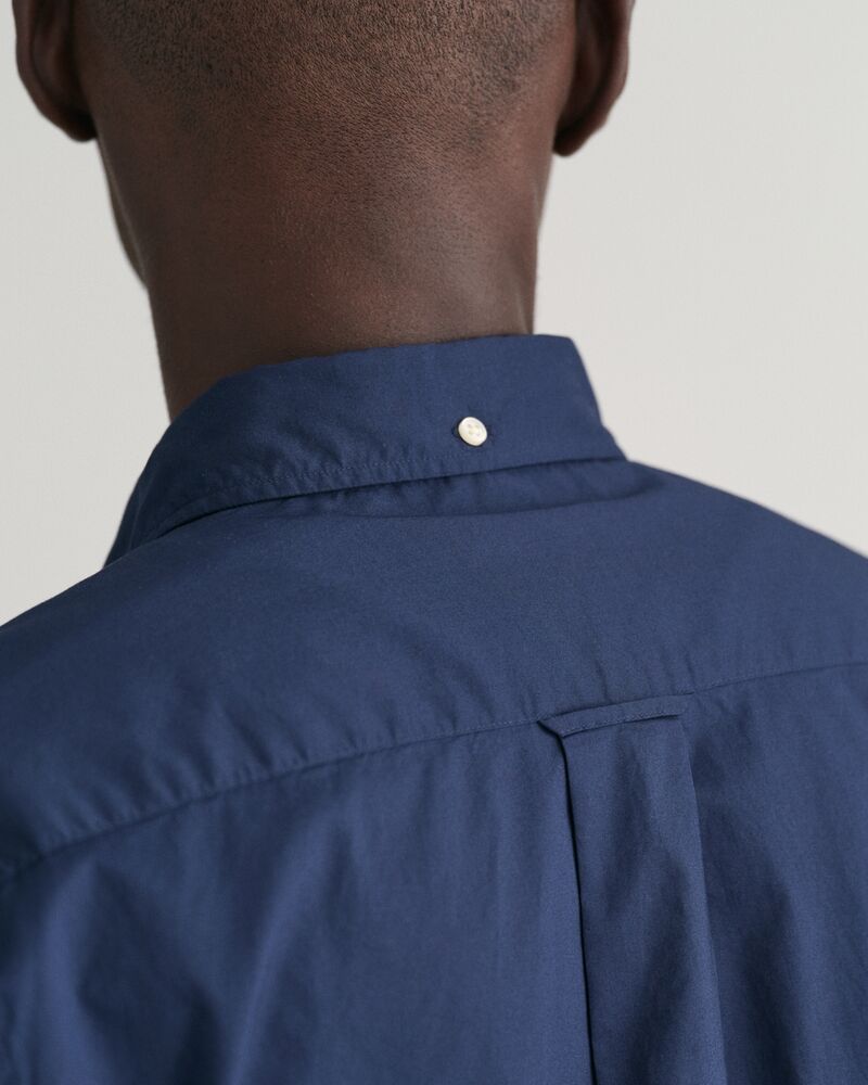 REG CLASSIC POPLIN SS SHIRT Blue / S