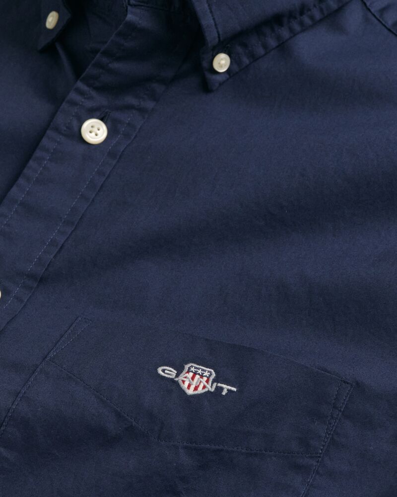 REG CLASSIC POPLIN SS SHIRT Blue / S