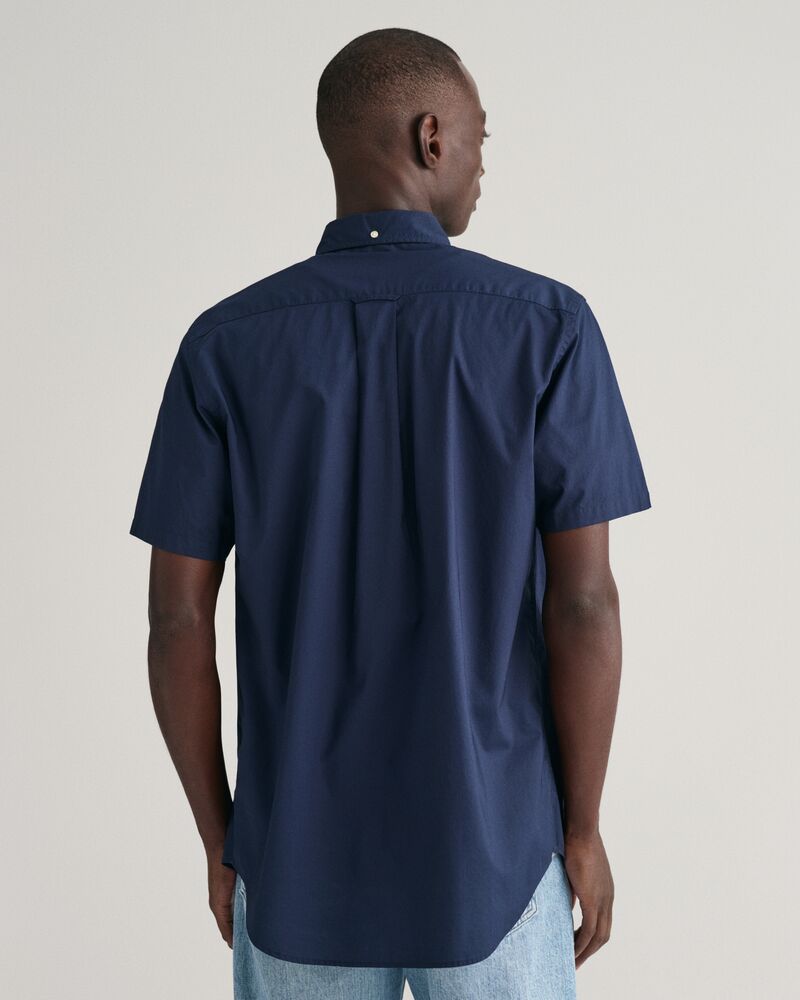 REG CLASSIC POPLIN SS SHIRT Blue / S