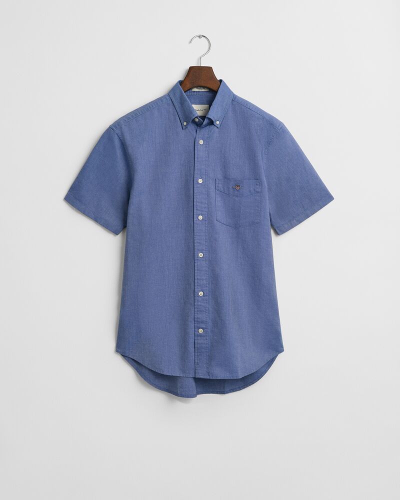 REG CLASSIC OXFORD SS SHIRT Blue / S