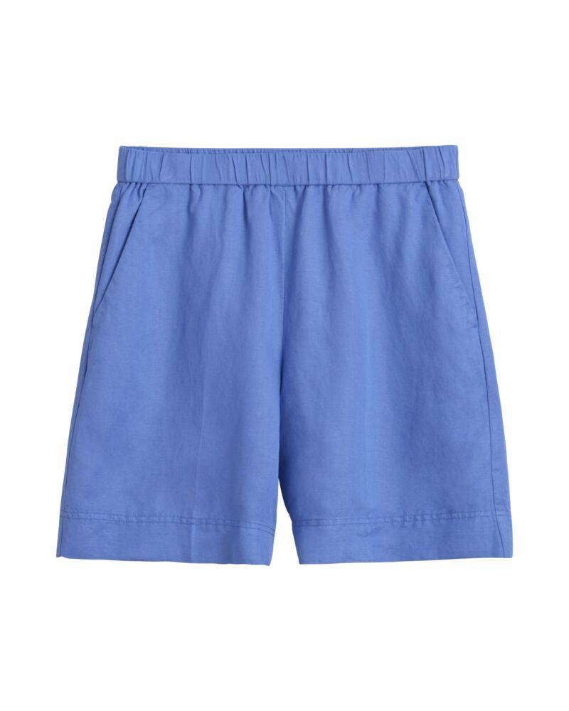 REL LINEN BLEND PULL ON SHORTS Blue / 32