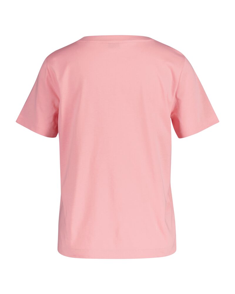 REG SHIELD SS V-NECK T-SHIRT Pink / S