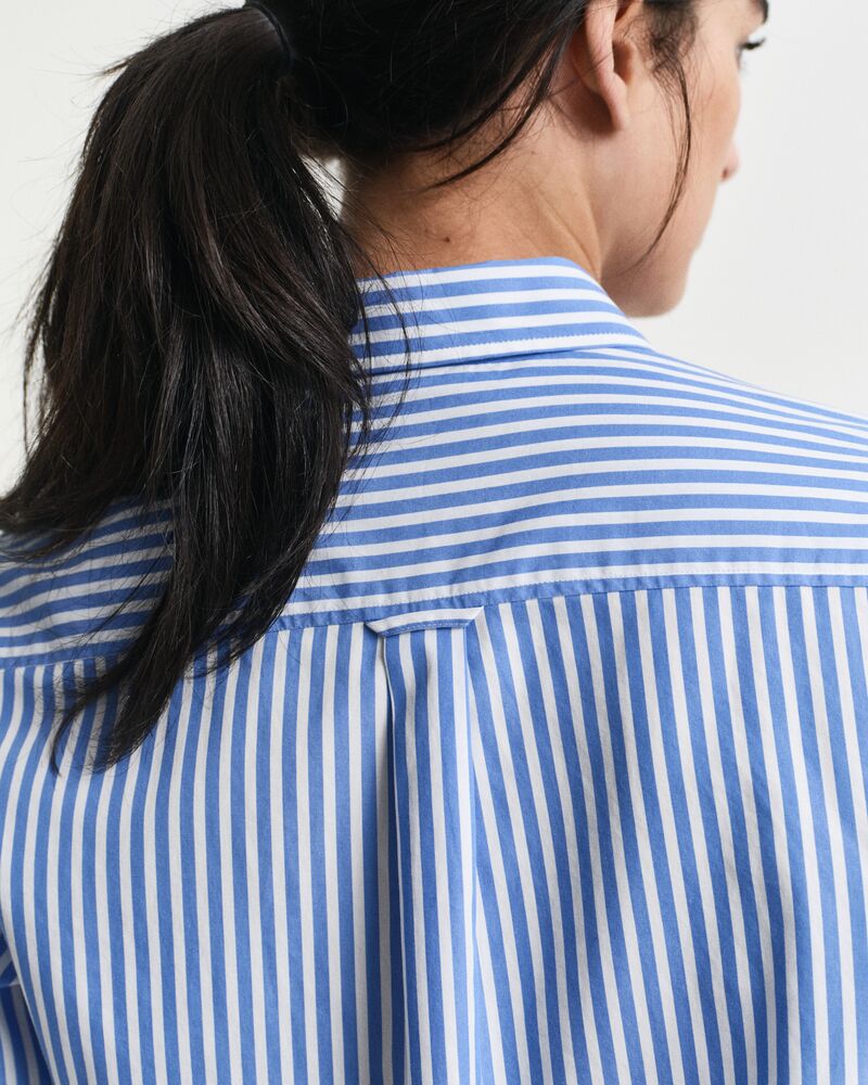 REG CLASSIC POPLIN STRIPED SHIRT Blue / 32