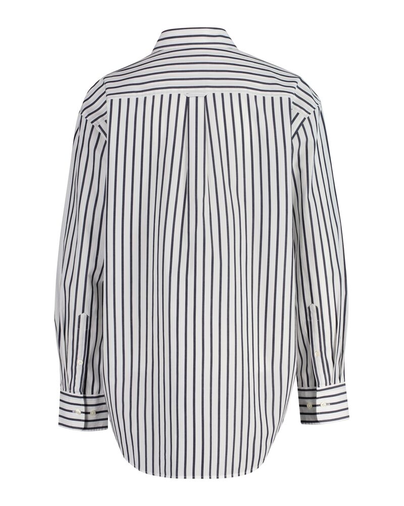 REL CLASSIC POPLIN STRIPED SHIRT Blue / 32