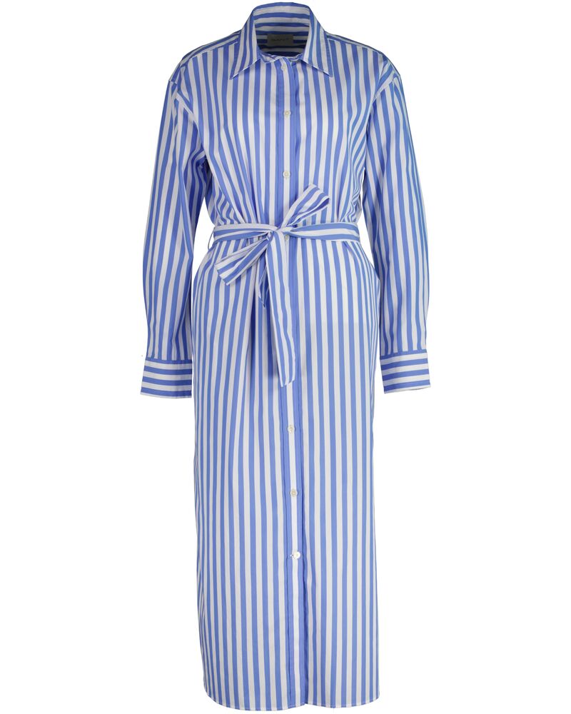 REL STRIPED POPLIN SHIRT DRESS White / 32