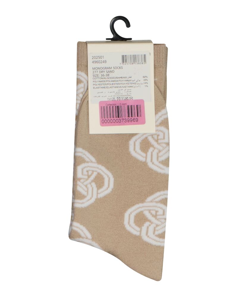 MONOGRAM SOCKS Brown / 36-38