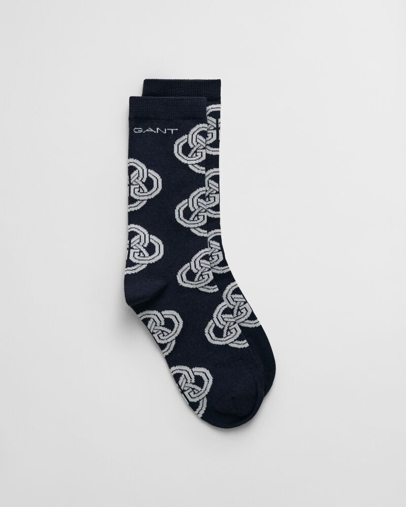 MONOGRAM SOCKS Blue / 36-38