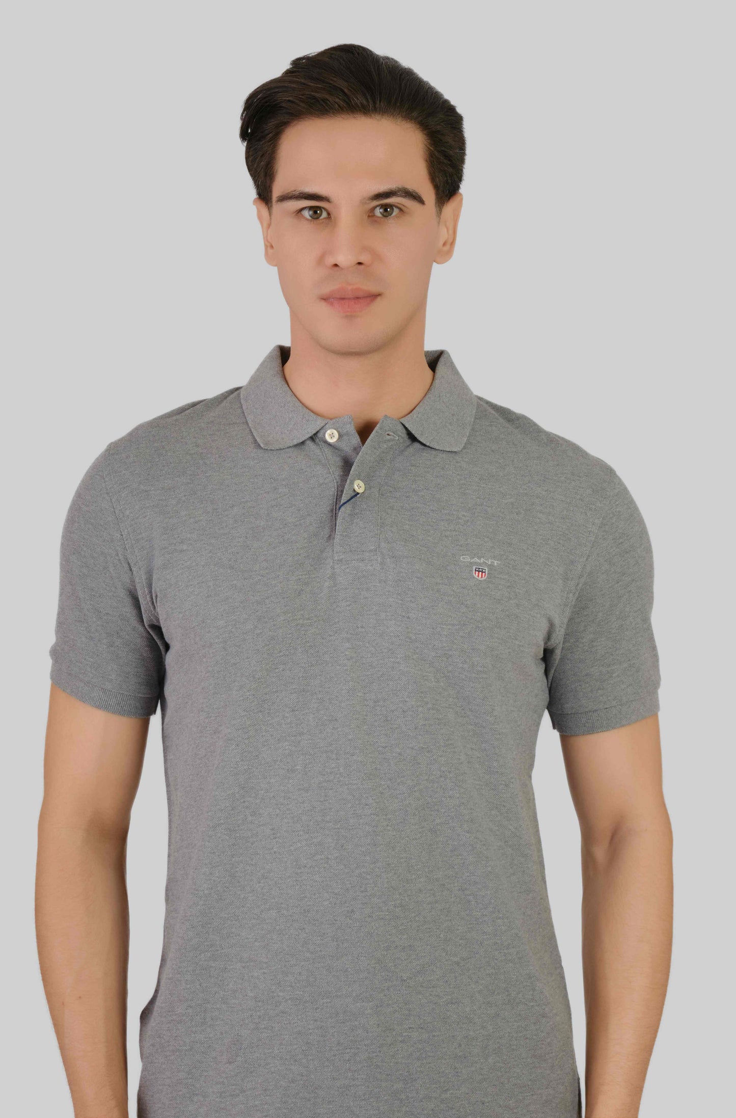 Pique Rugger Grey Melange / M