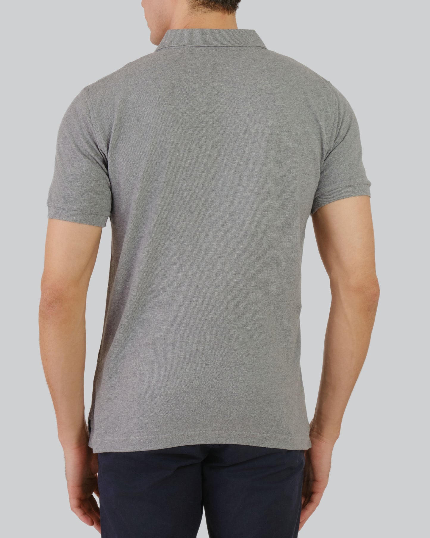 Pique Rugger Grey Melange / M