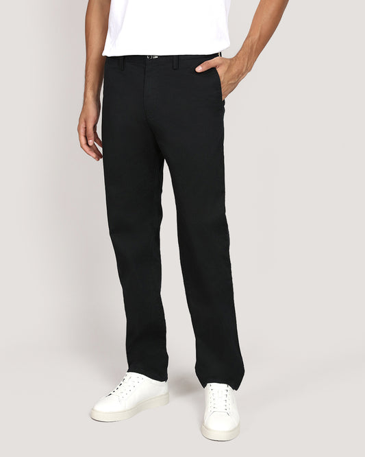 Gant Regular Twill Mid-Rise Chinos BLACK / 32X32