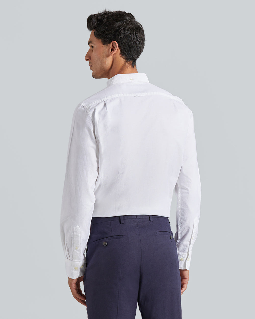 Gant Slim Oxford Bd White / L