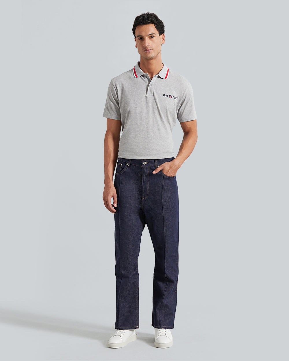 Gant Dressed Denim – Slim Fit Stretch Denim Jeans Dark Blue Vintage / 36X32