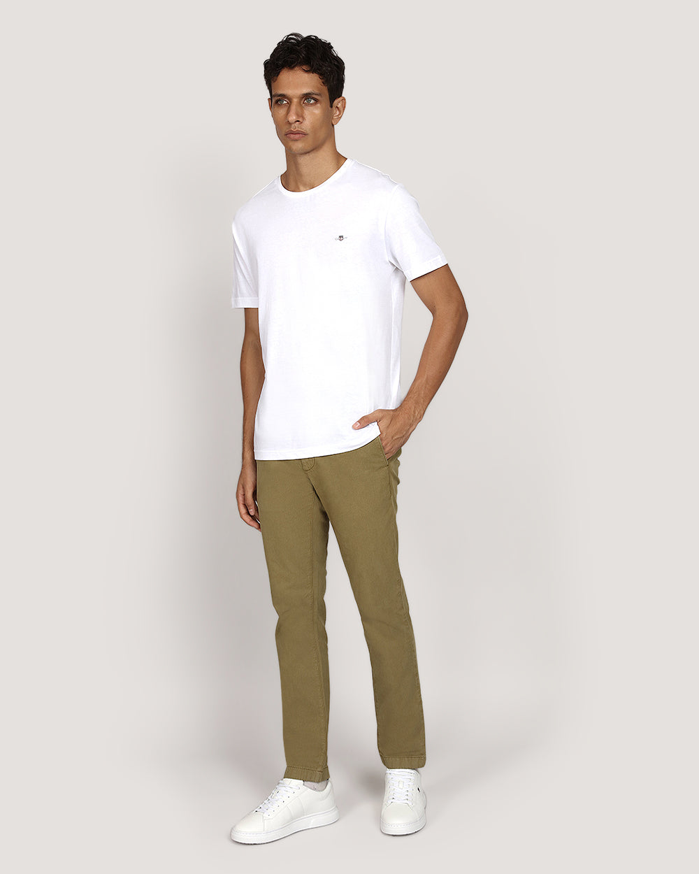 Gant D1 Hallden Canvas Slim Chinos UTILITY GREEN / 32X32