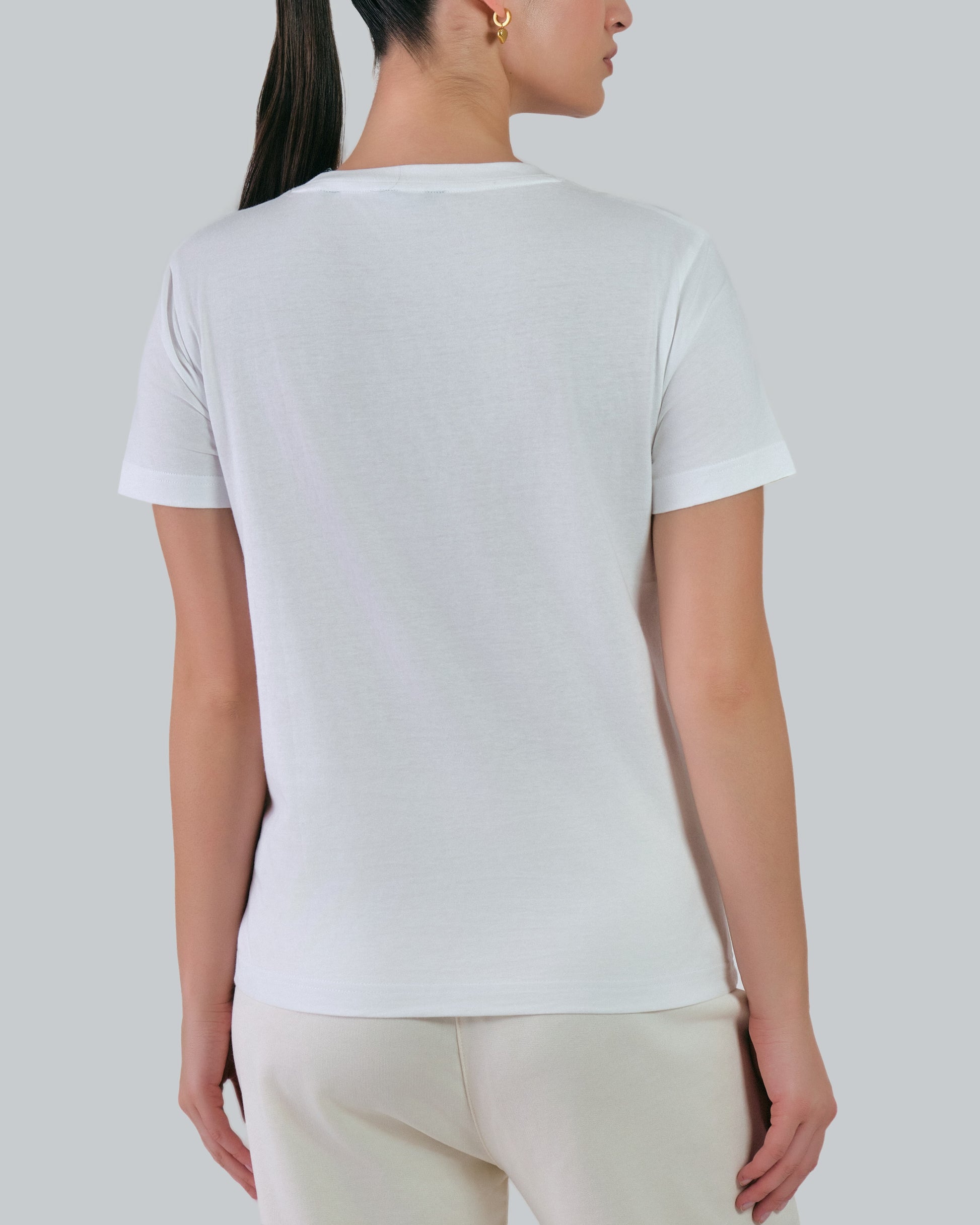 Crest Shield T-Shirt White / M