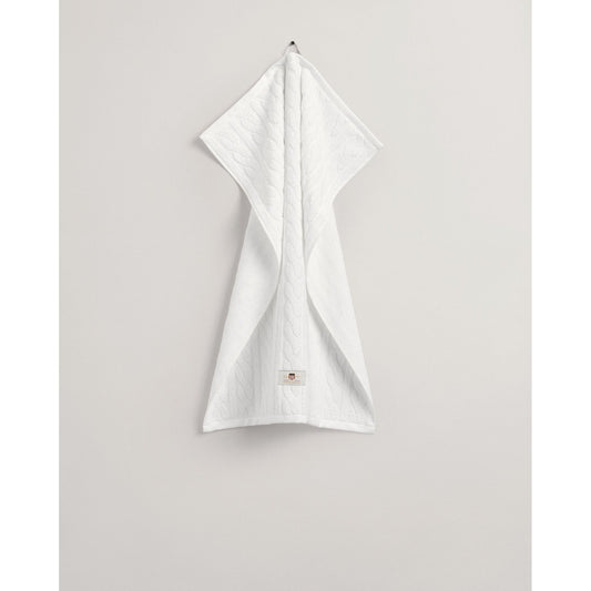 GANT Cable Organic Cotton Wash Towel