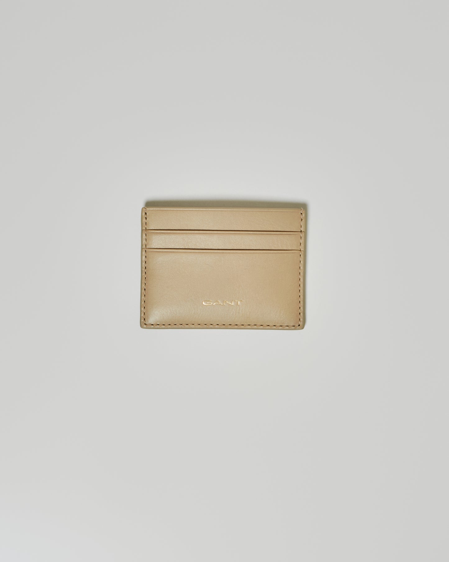 Leather Card Holder Concrete Beige / ONESIZE