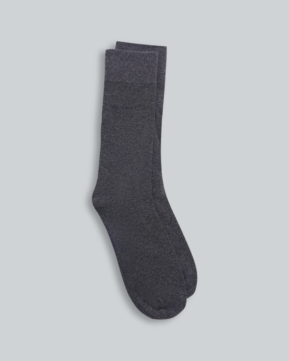3-Pack Soft Cotton Socks Charcoal Melange / 43-45