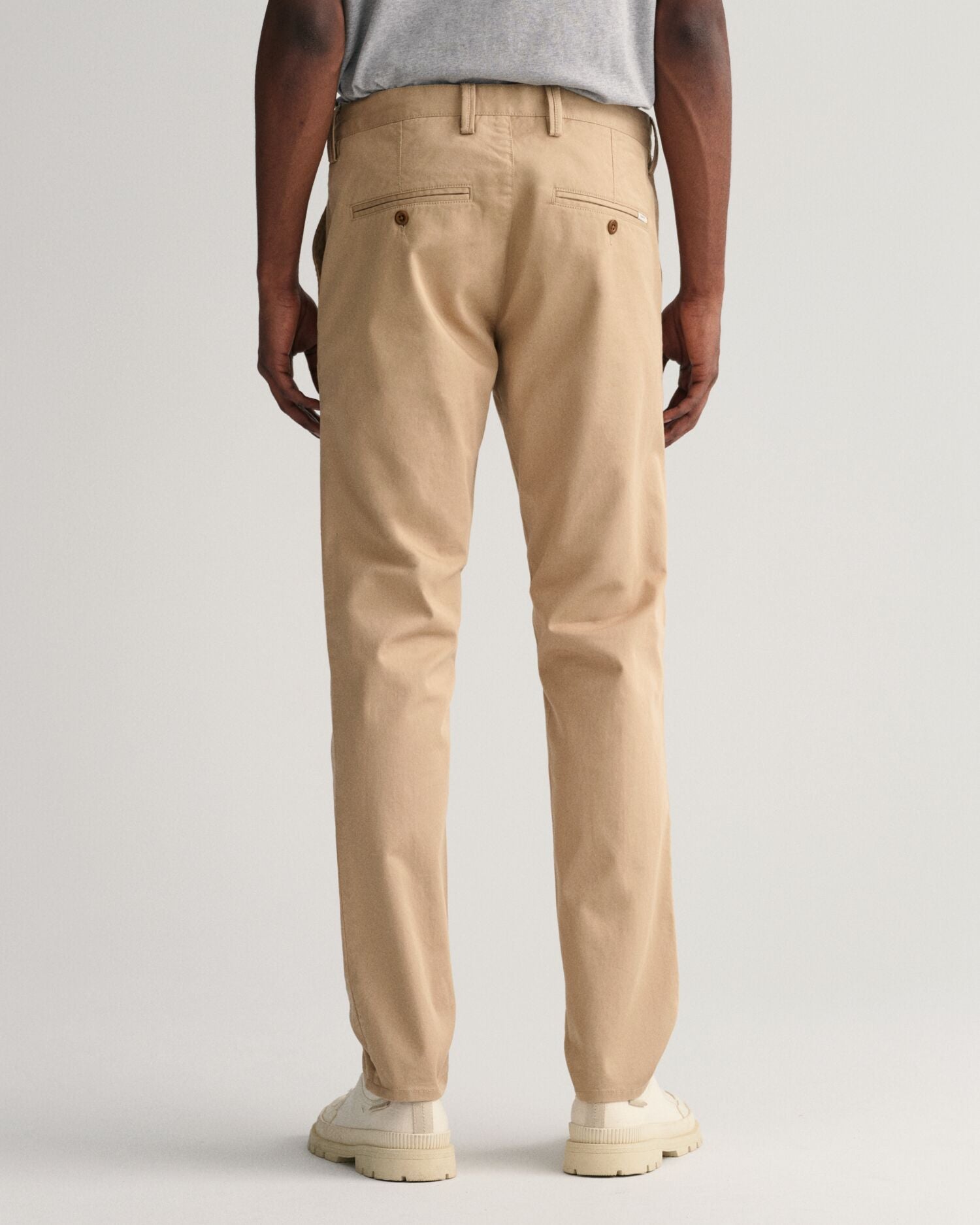 Slim Fit Twill Chinos Dark Khaki / 46x32