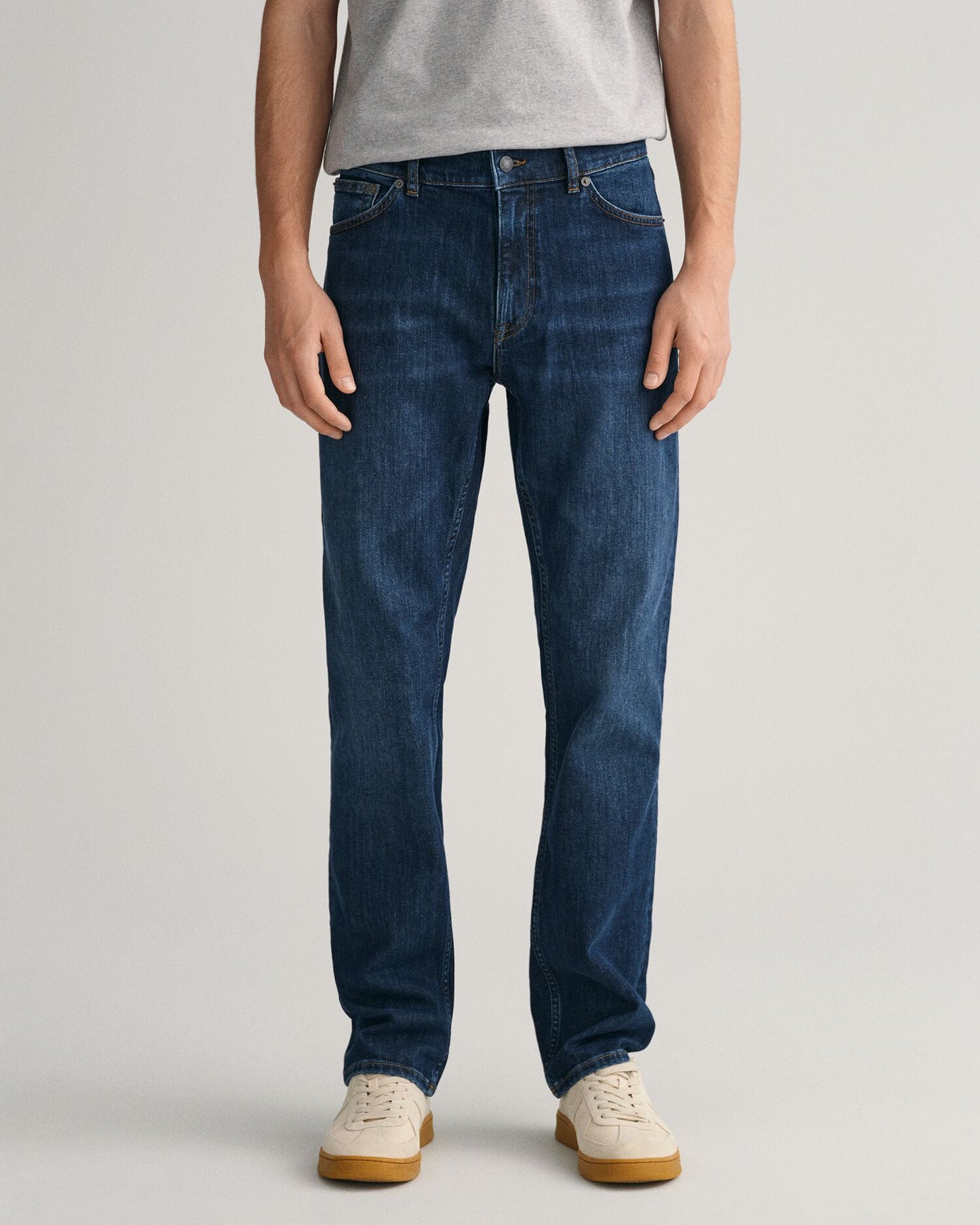 Regular Fit Jeans Dark Blue Worn In / 33/32