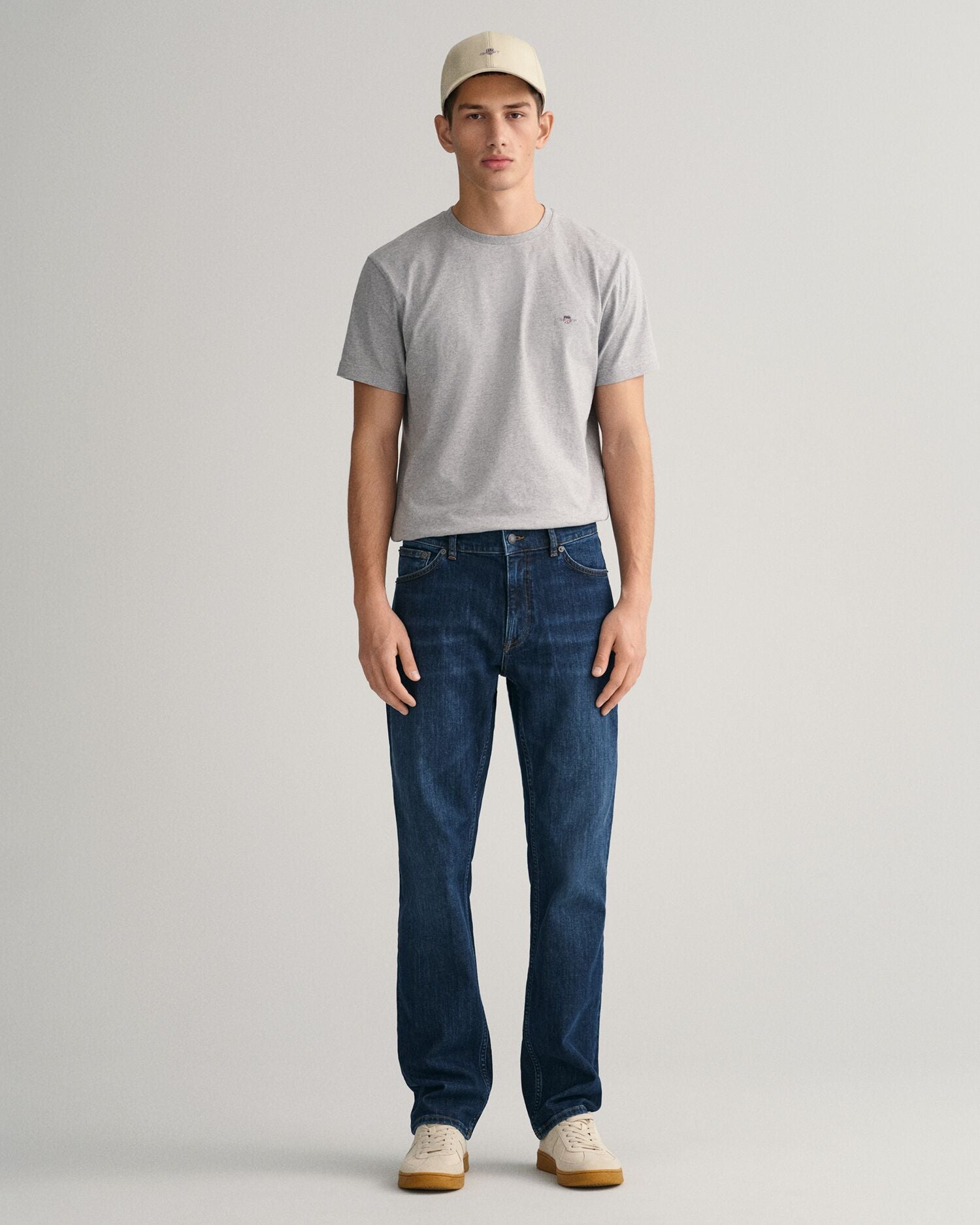 Regular Fit Jeans Dark Blue Worn In / 33/32