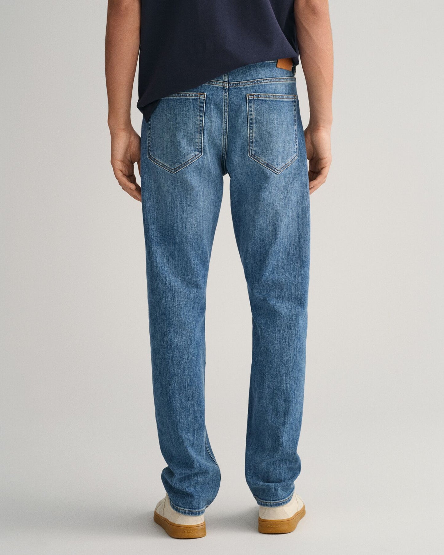 Regular Fit Jeans Mid Blue Worn In / 33/32