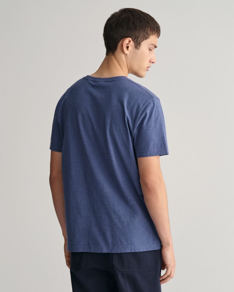 Shield T-Shirt S / Dk Jeansblue Melange