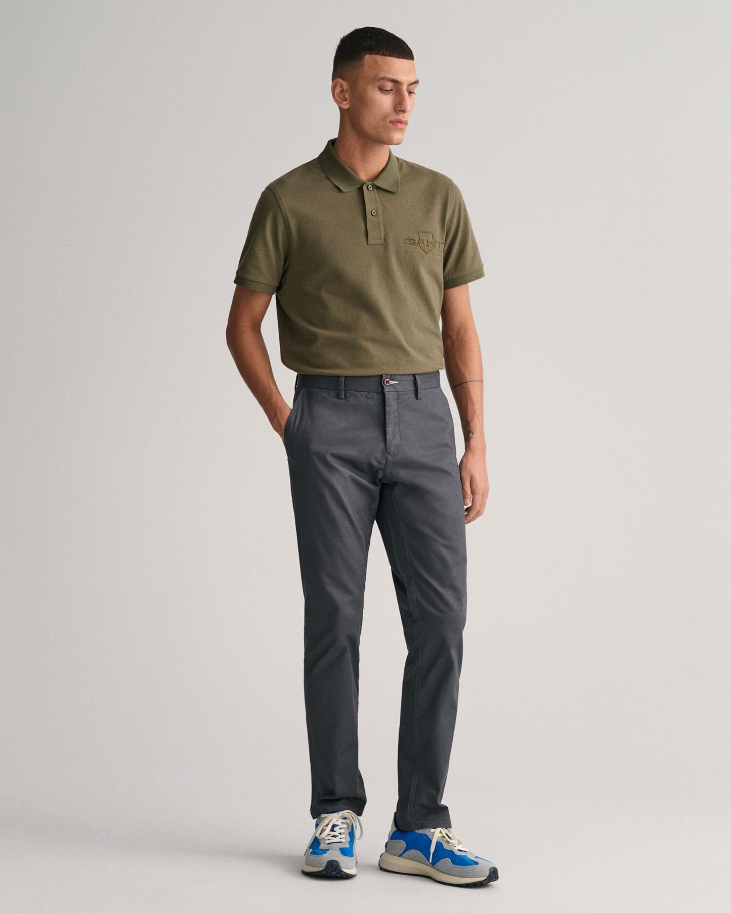 Slim Fit Tech Prep™ Chinos 32X32 / Antracite