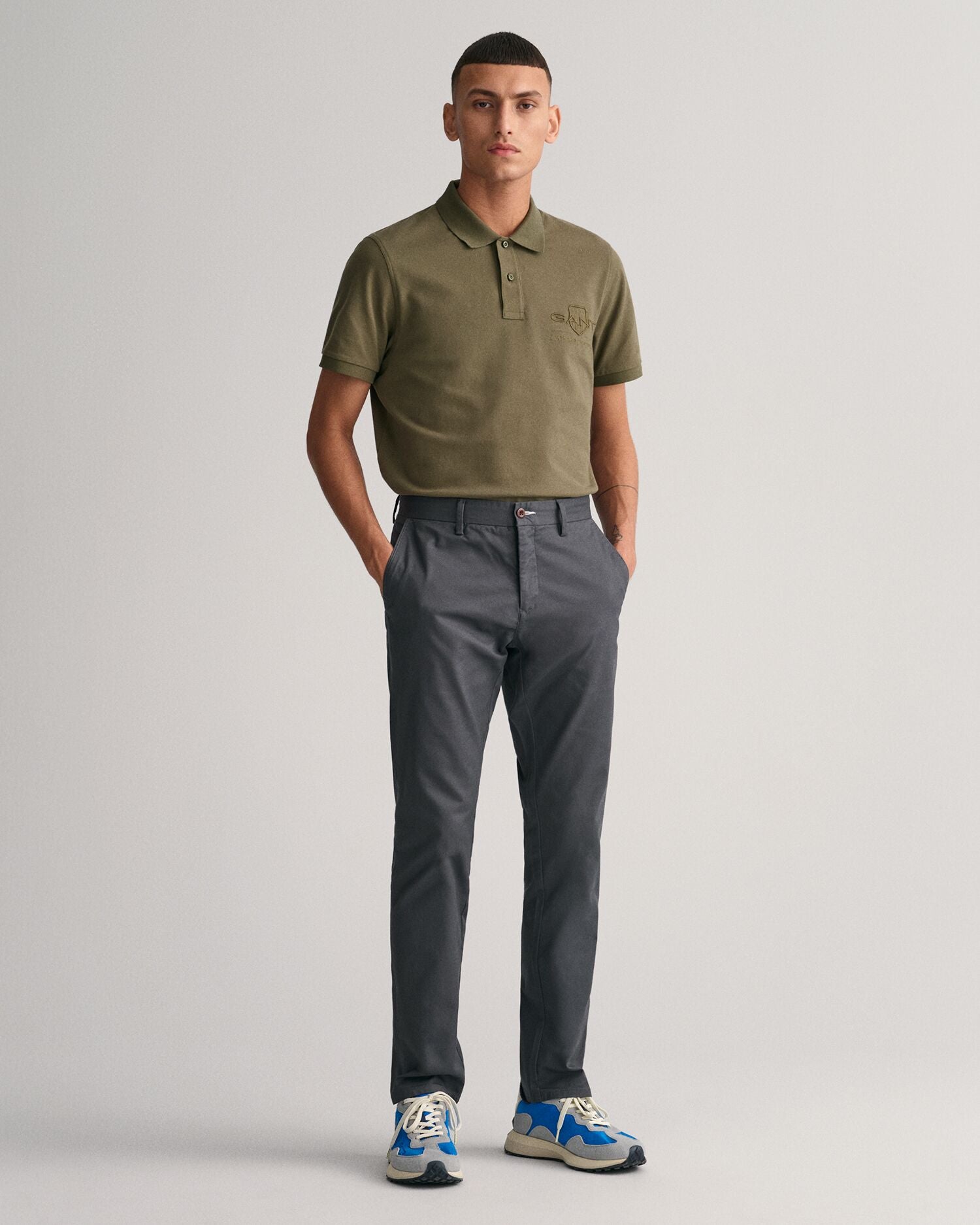 Slim Fit Tech Prep™ Chinos 32X32 / Antracite