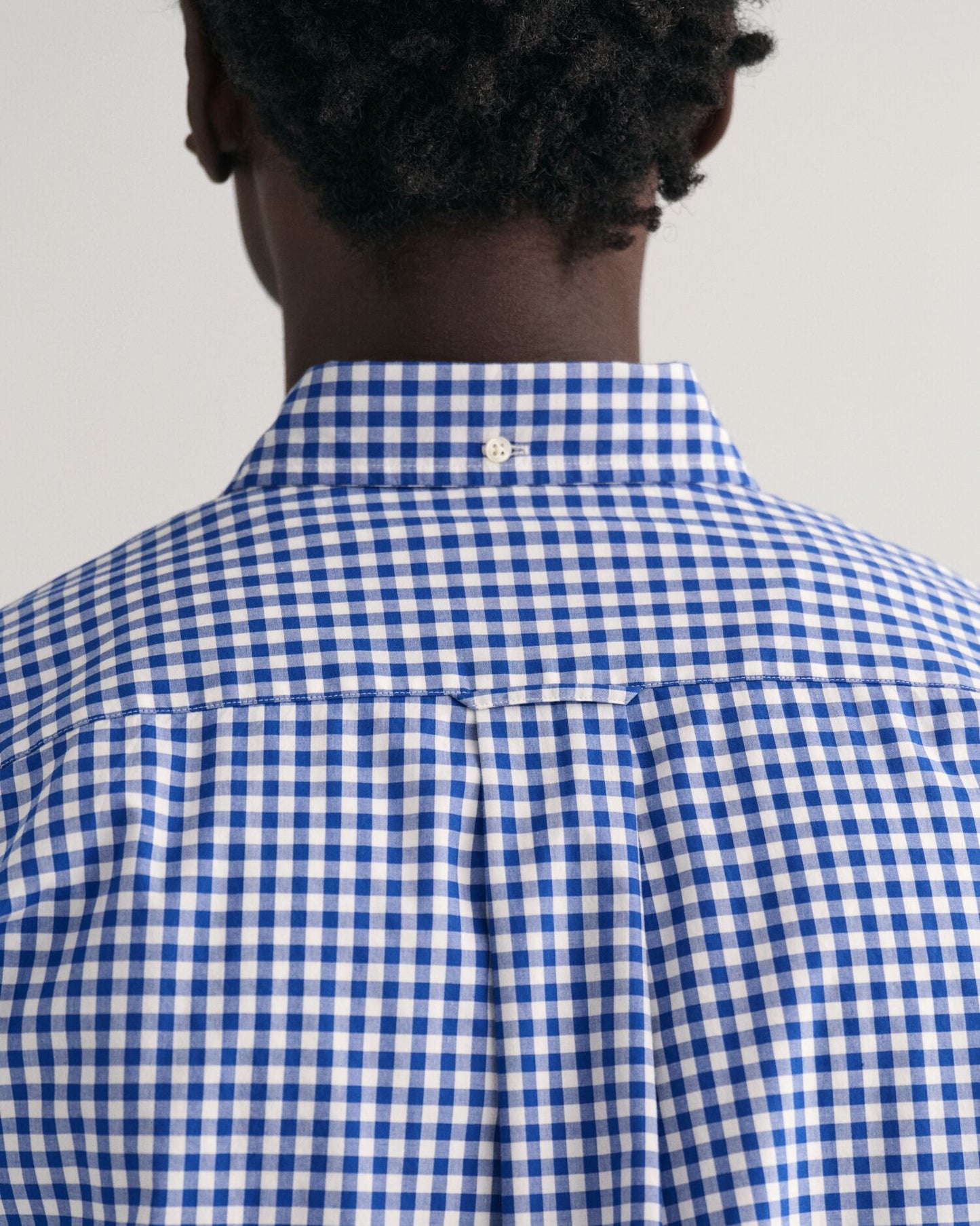 Regular Fit Gingham Poplin Shirt S / College Blue