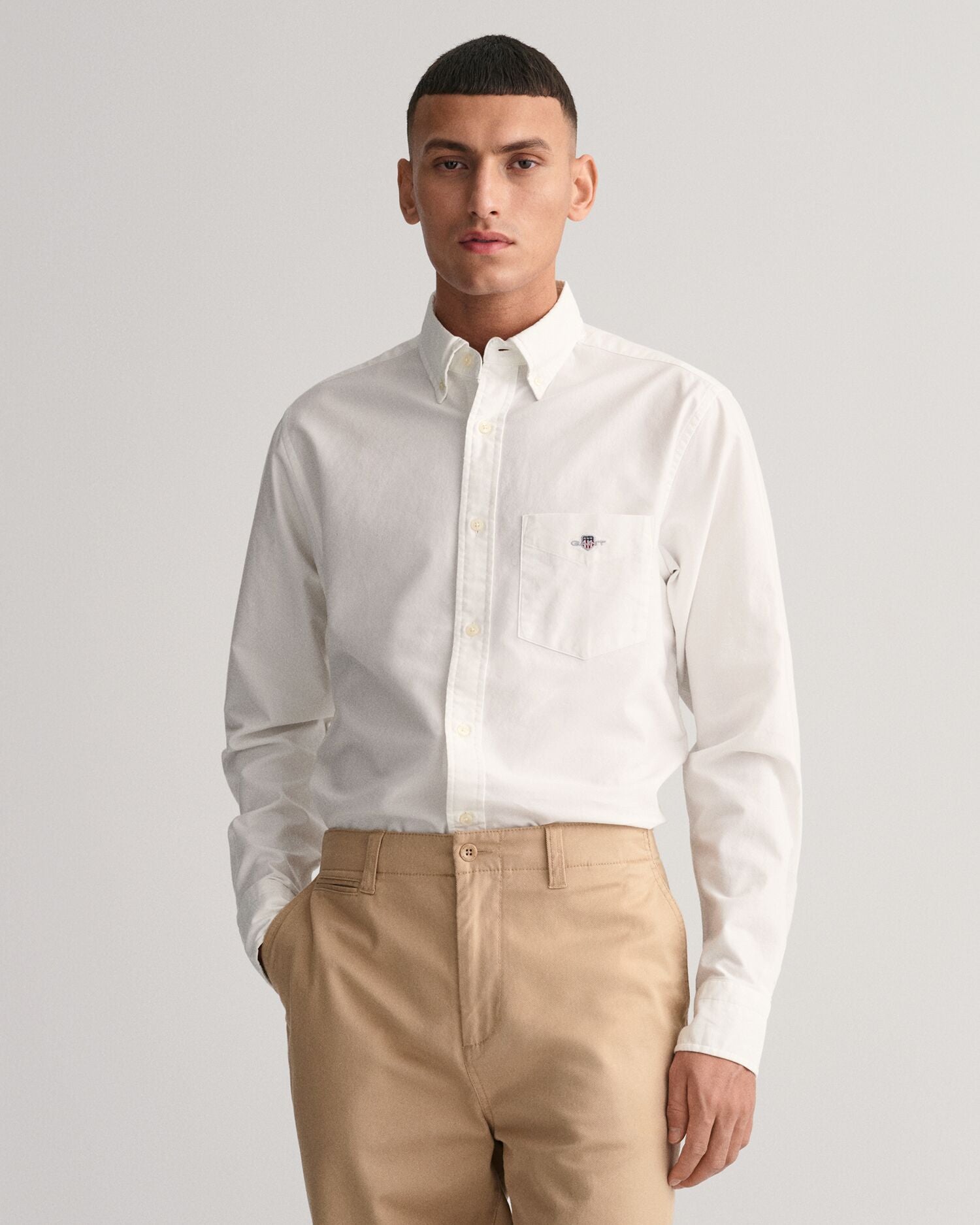 Regular Fit Classic Oxford Shirt S / White