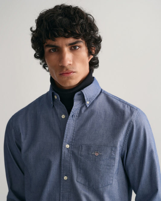 Regular Fit Classic Oxford Shirt S / Persian Blue