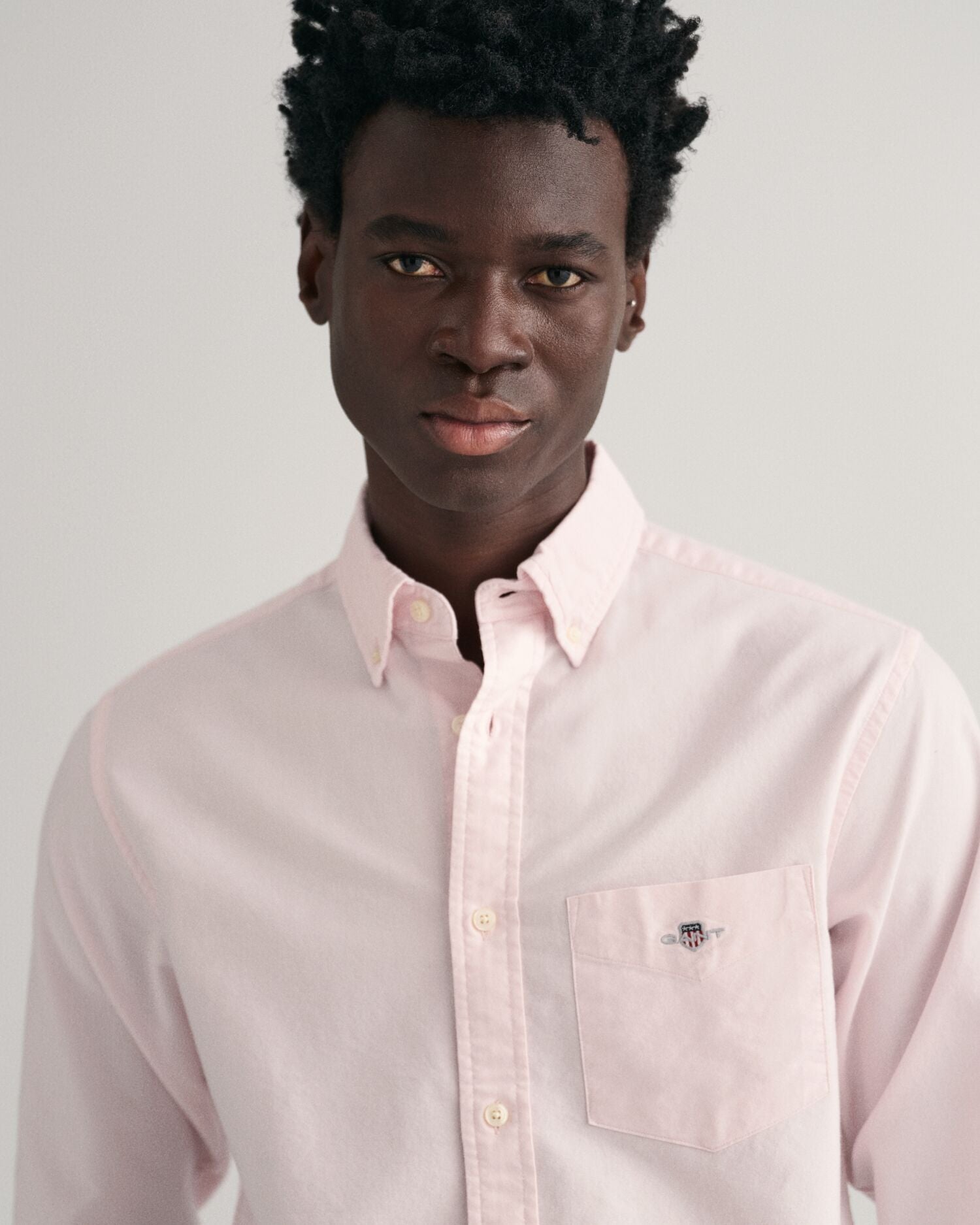 Regular Fit Classic Oxford Shirt S / Light Pink