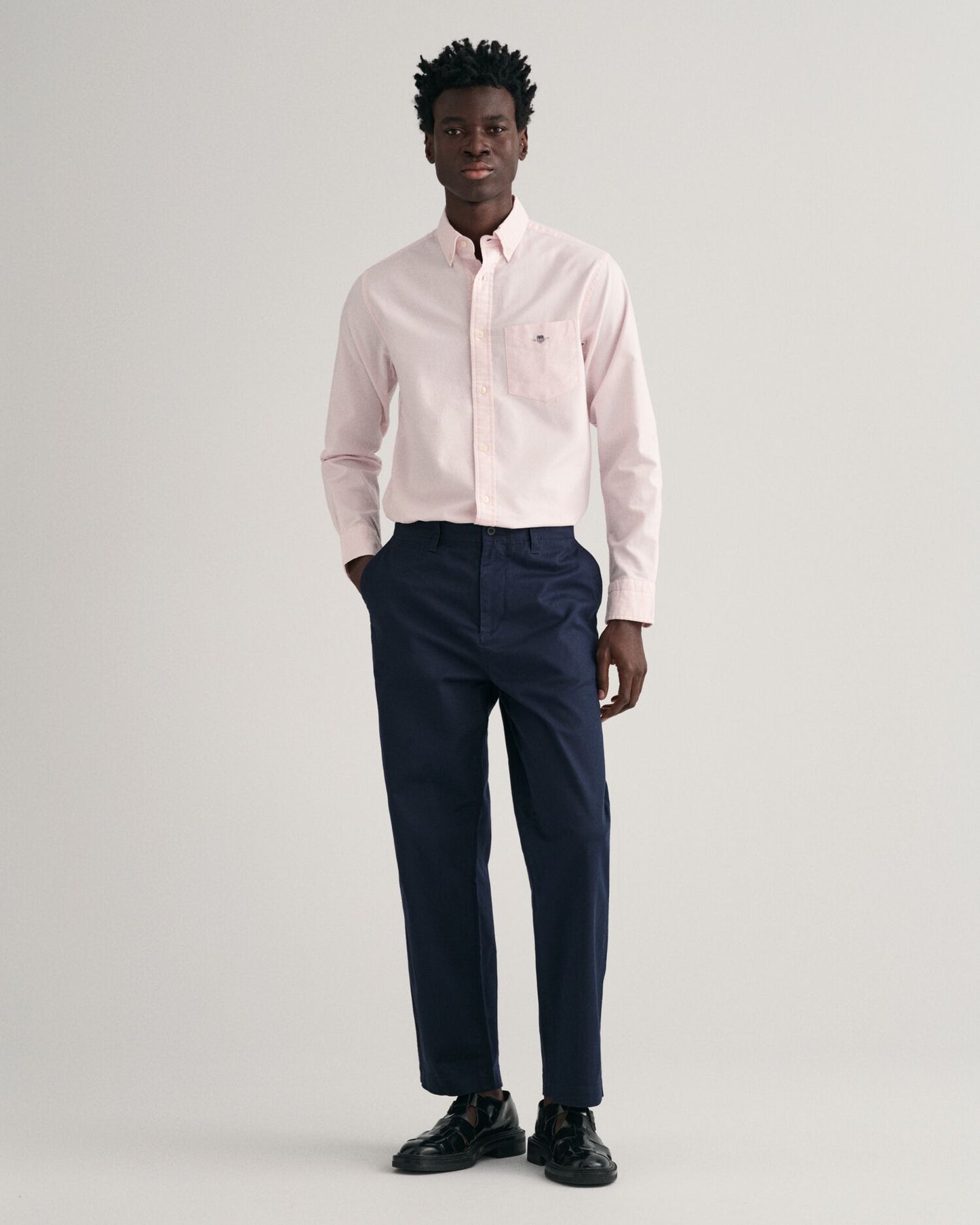 Regular Fit Classic Oxford Shirt S / Light Pink